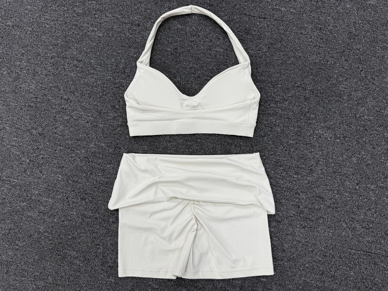 Gym Fitness Yoga Set Bra Shorts Women Quick Dry Outdoor Running Sportswear FGB7229 8402