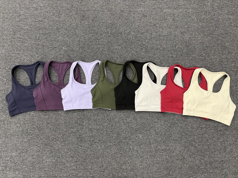 Women's Solid Color Quick-drying Yoga Clothing Set Fitness Bra Shorts for Outdoor Sports FGB5293 2116