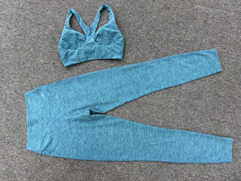 Women Fitness Wear Quick Dry Soft 4 Way Stretch Two Piece Yoga Set Bra High Waist Leggings FGB9291 1567