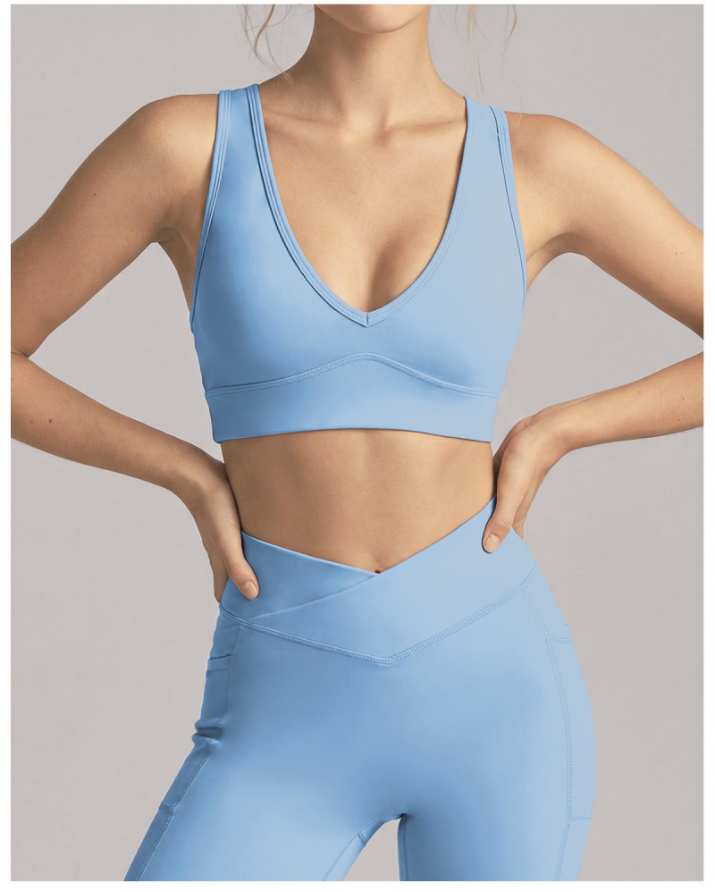 Women's Solid 2-Piece Yoga Set Breathable Lightweight Quick Dry Spandex/Nylon FGBYP26005
