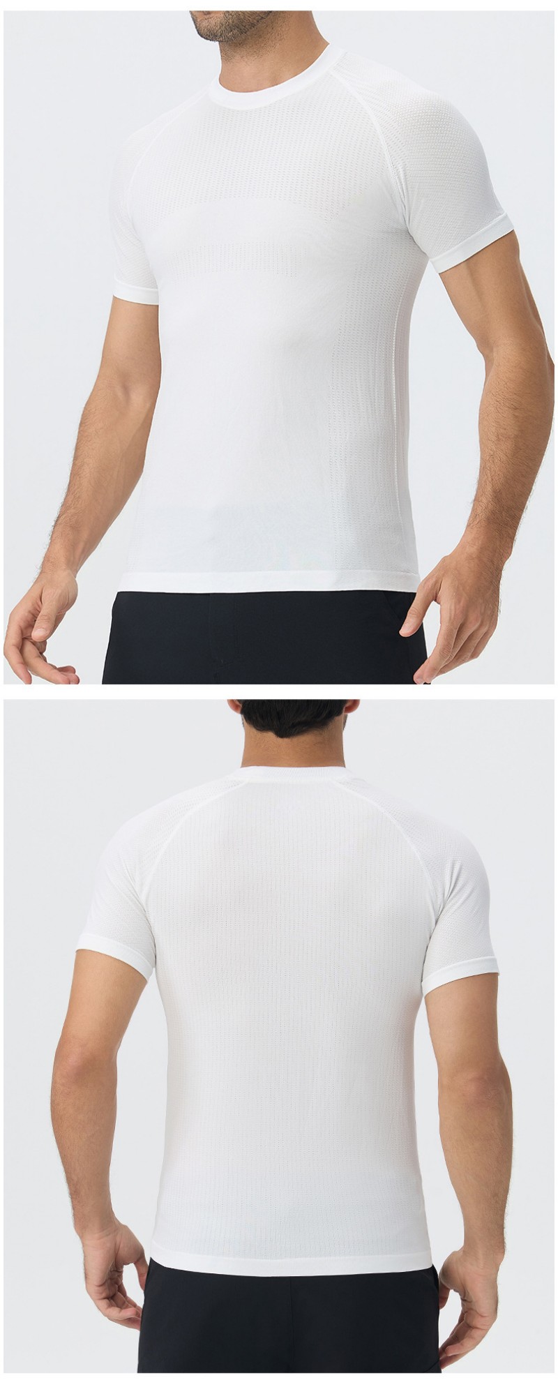 Mens Workout T Shirt Quick Dry Gym Training Apparel Men Gym Tee Lightweight Breathable Fitness Wear No reviews yet EFGBYEL-L53