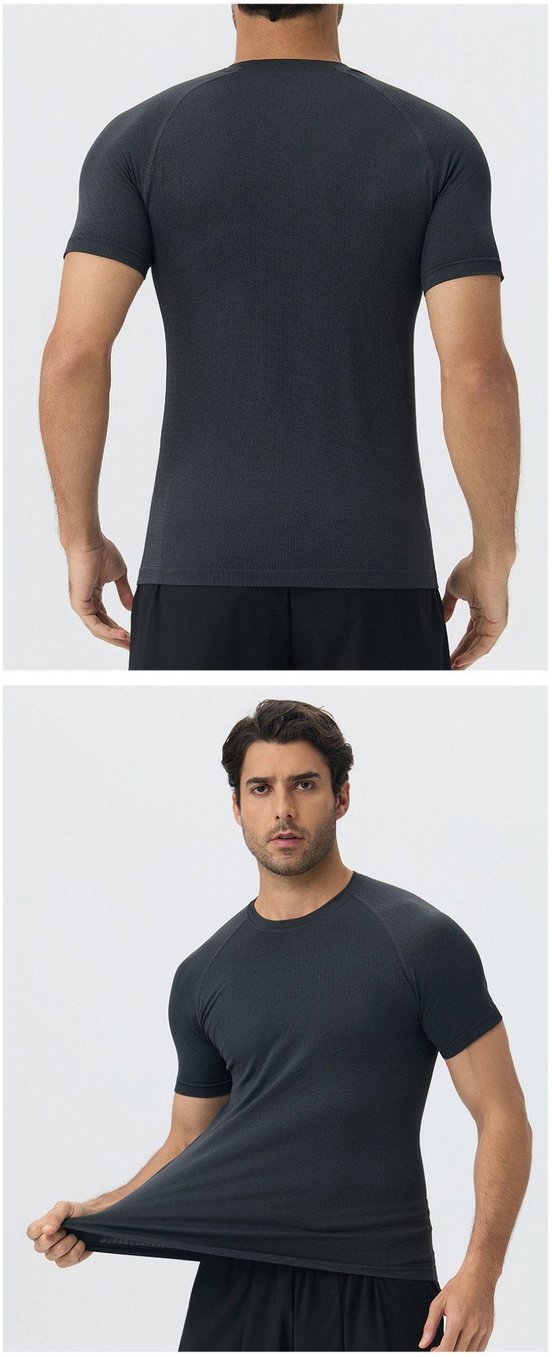 Mens Workout T Shirt Quick Dry Gym Training Apparel Men Gym Tee Lightweight Breathable Fitness Wear No reviews yet EFGBYEL-L53