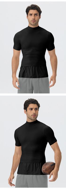 Short-sleeve Mens Sports Training Shirt Breathable Quick-drying Dry Fit T-shirts for Men EFGBYEL-61205