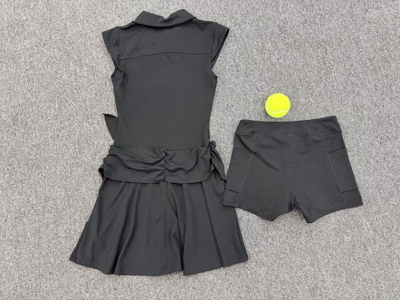 Women Running Workout Sports Girls Tennis Skirts With Built in Shorts Wear Tennis Skirts Dress FGBQS2803