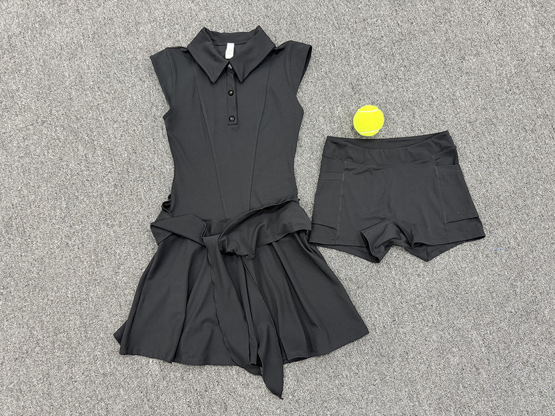 Women Running Workout Sports Girls Tennis Skirts With Built in Shorts Wear Tennis Skirts Dress FGBQS2803