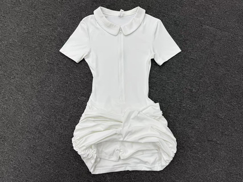 Women's Summer Tennis Skirt One-piece Breathable Quick Dry Four-Way Stretch Tennis Dress FGBQS1698