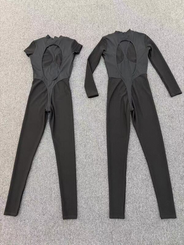 Women Sportswear One Piece Yoga Woman Clothes Running Tight Sport Bodysuit Fitness Workout Yoga Jumpsuit FGBQS7052