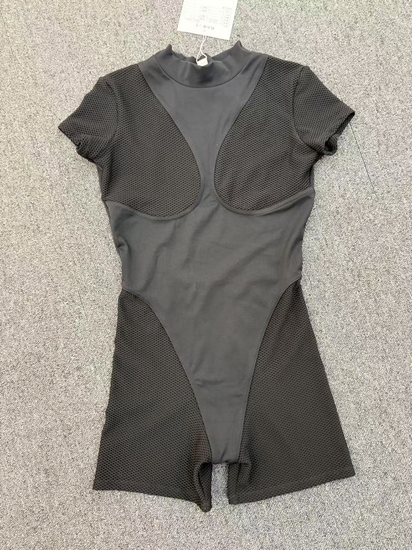 Quick Dry Leggings Fitness Yoga Clothes Set High Strength Workout Wear Women Gym One Piece Yoga Short Jumpsuit FGBQS8603