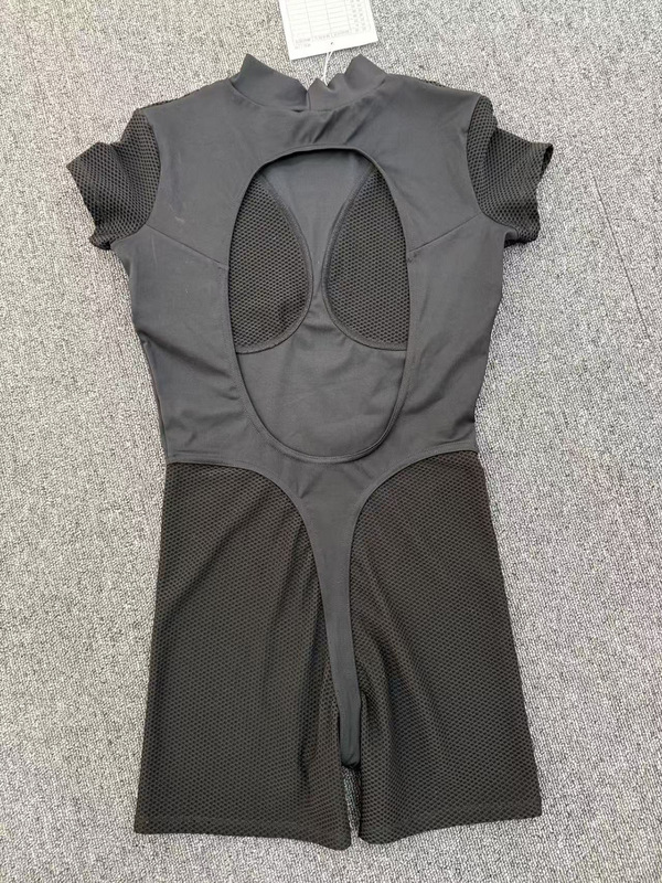 Quick Dry Leggings Fitness Yoga Clothes Set High Strength Workout Wear Women Gym One Piece Yoga Short Jumpsuit FGBQS8603