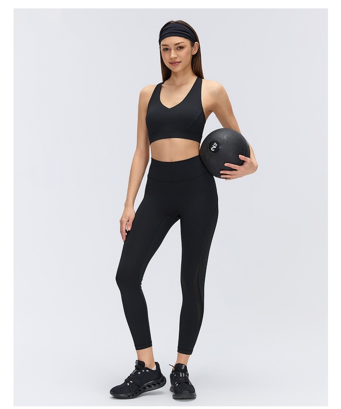 Yoga Sports Bras for Women Breathable Support Lightweight Spandex Padded Bra FGBD26074