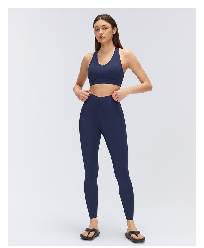 Women High Waist Yoga Leggings Solid Tummy Control Lightweight Breathable Quick Dry Sport Gym FGBD26065