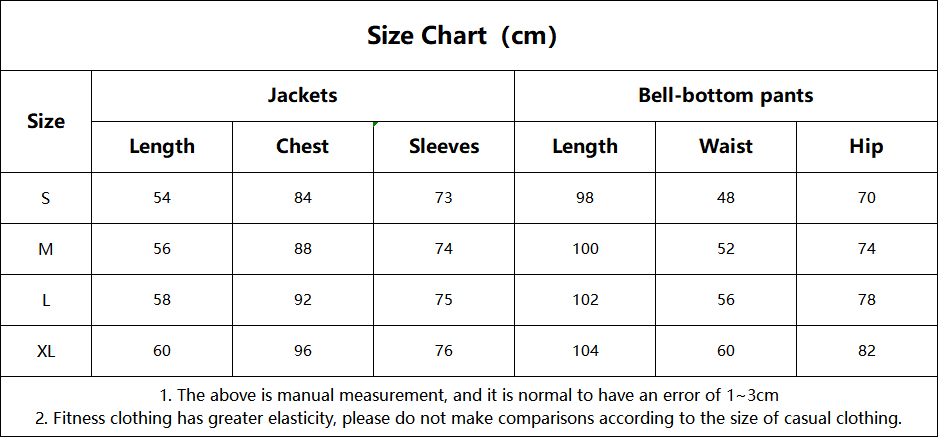 Fitness Yoga Bell-bottom Pants Gym Yoga Jackets Women 2 Piece Yoga Set FGBYEL52633 52325