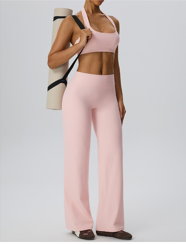 High Stretch Fabric Yoga Set for Women Form-Fitting Breathable Quick-Dry Workout Set Gym FGBYEL62768 62345