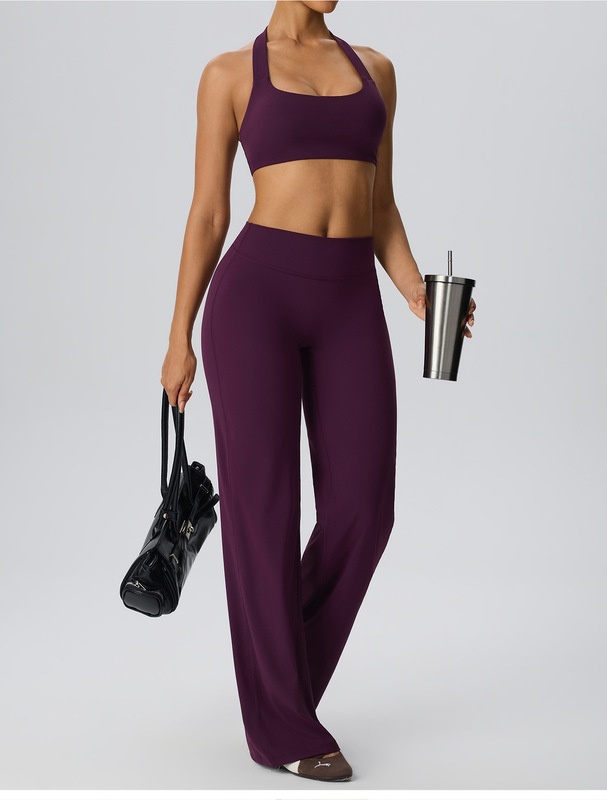 High Stretch Fabric Yoga Set for Women Form-Fitting Breathable Quick-Dry Workout Set Gym FGBYEL62768 62345