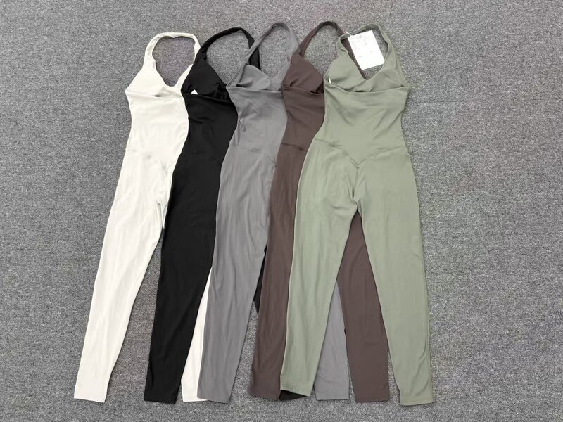 New Yoga Clothes Training Fitness Sports Ballet Dance Running Workout Gym One Piece Yoga Fitness Jumpsuit for Women FGBQS4518