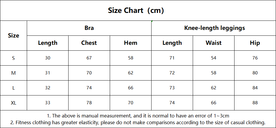 Women's Solid 2-Piece Yoga Training Set Bra and Knee-length Leggings Breathable FGBQS6117 2568
