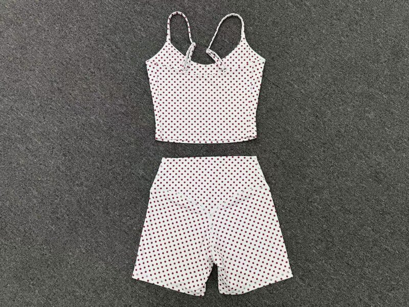 Gym Fitness Yoga Set Singlets Shorts Women Quick Dry Outdoor Running Sportswear FGBQS7116 1571