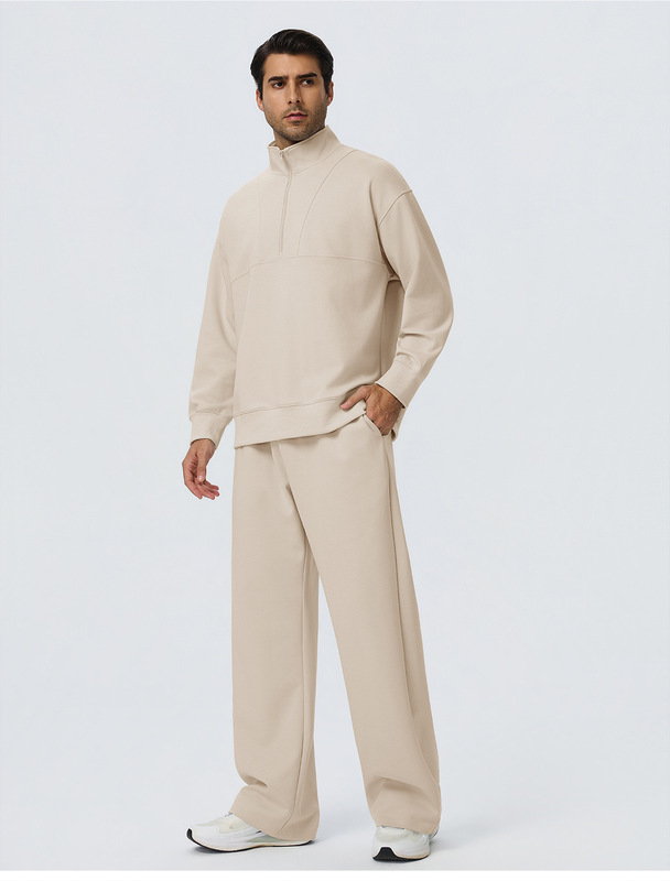 Men's Casual Solid Sweatsuit Set Wholesale Apparel Sportswear EFGBYEL-61531 61301