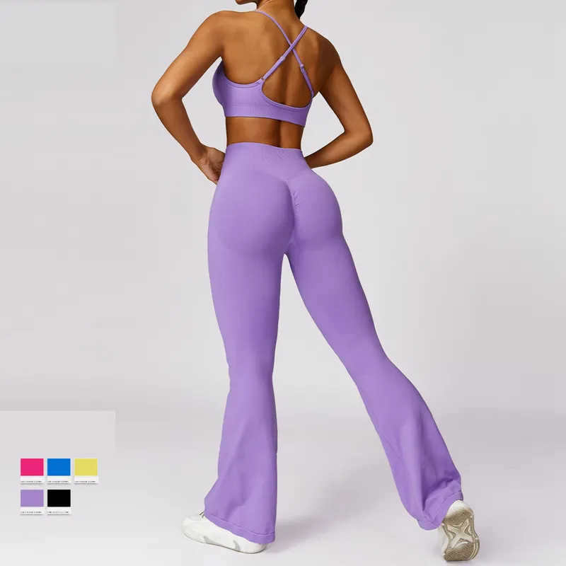 Seamless 3-Piece Yoga Set: Sports Bra, Jacket, and Leggings FGBTZ7502