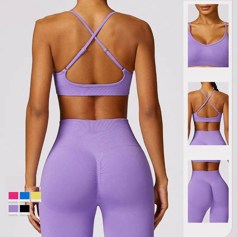 Seamless 3-Piece Yoga Set: Sports Bra, Jacket, and Leggings FGBTZ7502