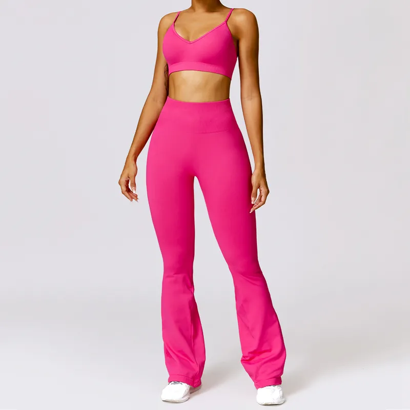 Seamless 3-Piece Yoga Set: Sports Bra, Jacket, and Leggings FGBTZ7502
