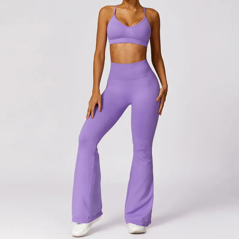 Seamless 3-Piece Yoga Set: Sports Bra, Jacket, and Leggings FGBTZ7502