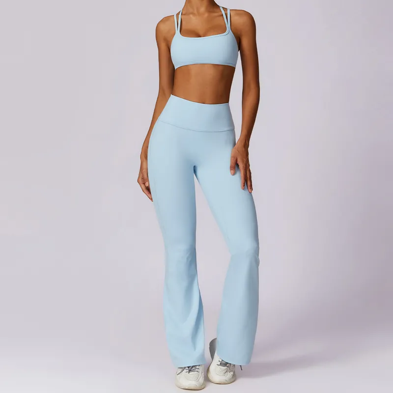 Women's 2-Piece Yoga Set: Sports Bra and Shorts FGBTZ8047