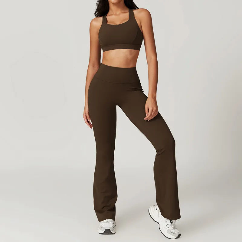 Women's 2-Piece Yoga Set: Sports Bra and Shorts FGBTZ8047