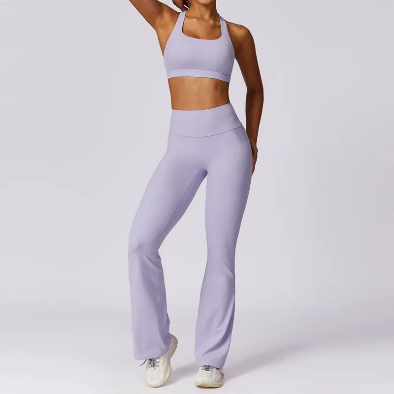 Women's 2-Piece Yoga Set: Sports Bra and Shorts FGBTZ8047
