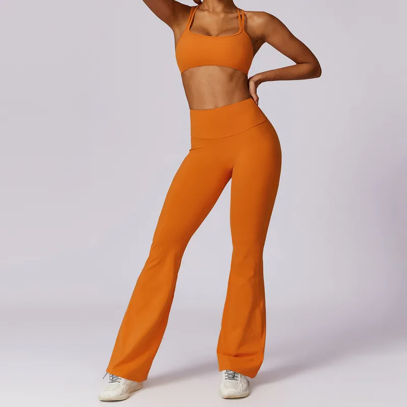 Women's 2-Piece Yoga Set: Sports Bra and Shorts FGBTZ8047