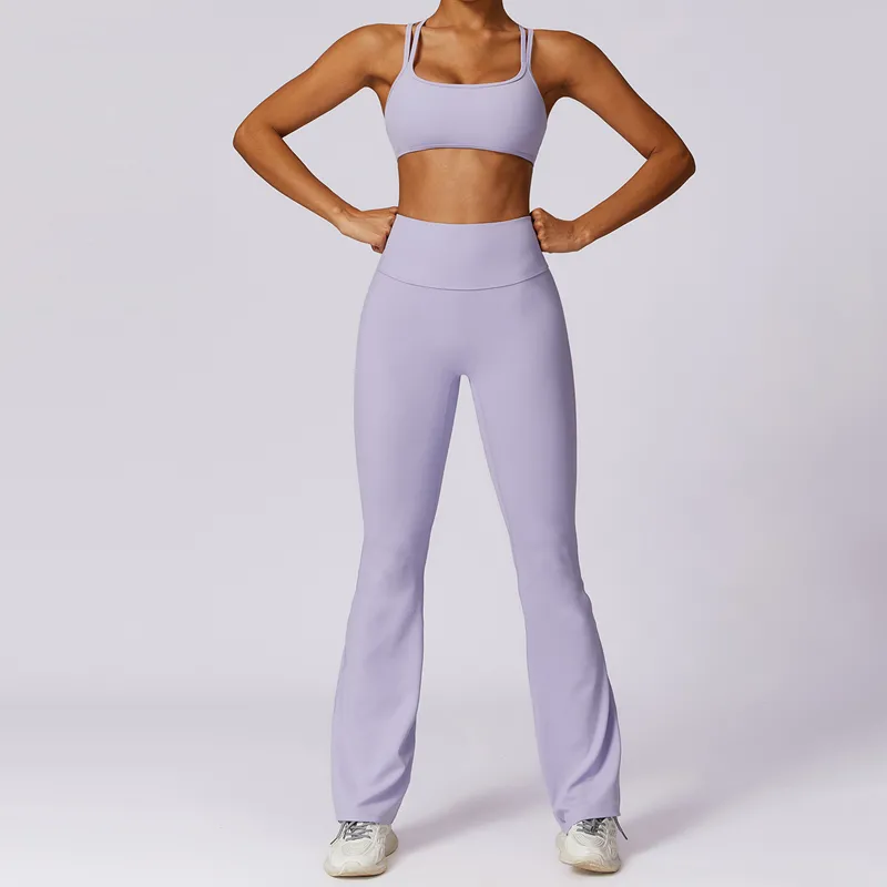 Women's 2-Piece Yoga Set: Sports Bra and Shorts FGBTZ8047