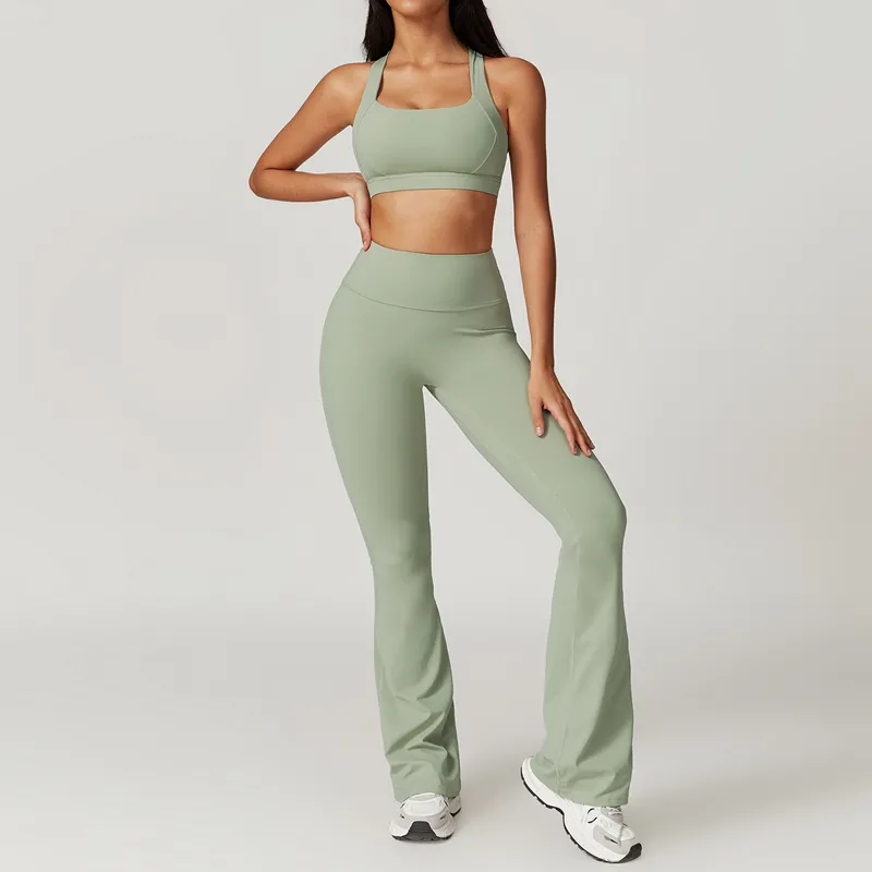 Women's 2-Piece Yoga Set: Sports Bra and Shorts FGBTZ8047