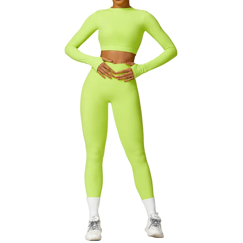 Women's 4-Piece Yoga Set: Sports Bra, Jacket, Shorts, and Pants FGBTZ8578