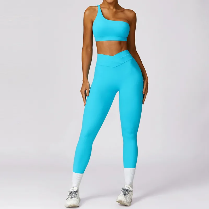 Women's 4-Piece Yoga Set: Sports Bra, Jacket, Shorts, and Pants FGBTZ8578