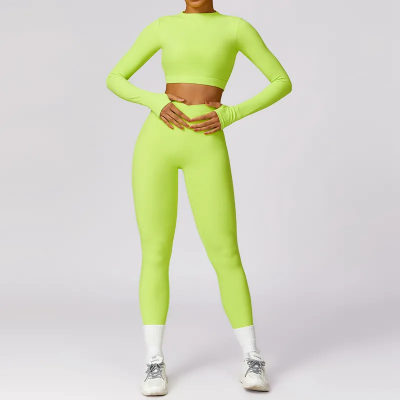 Women's 4-Piece Yoga Set: Sports Bra, Jacket, Shorts, and Pants FGBTZ8578