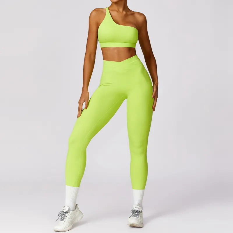 Women's 4-Piece Yoga Set: Sports Bra, Jacket, Shorts, and Pants FGBTZ8578