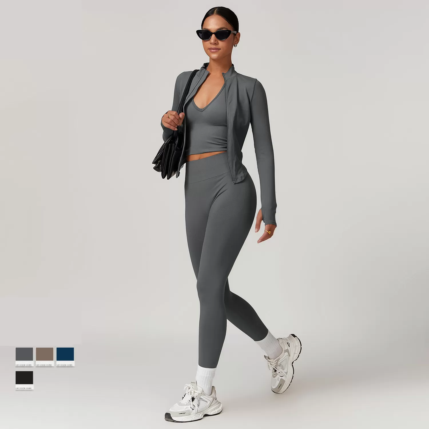 Women's 2-Piece Yoga Set: Sports Bra and Leggings FGBTZ7725