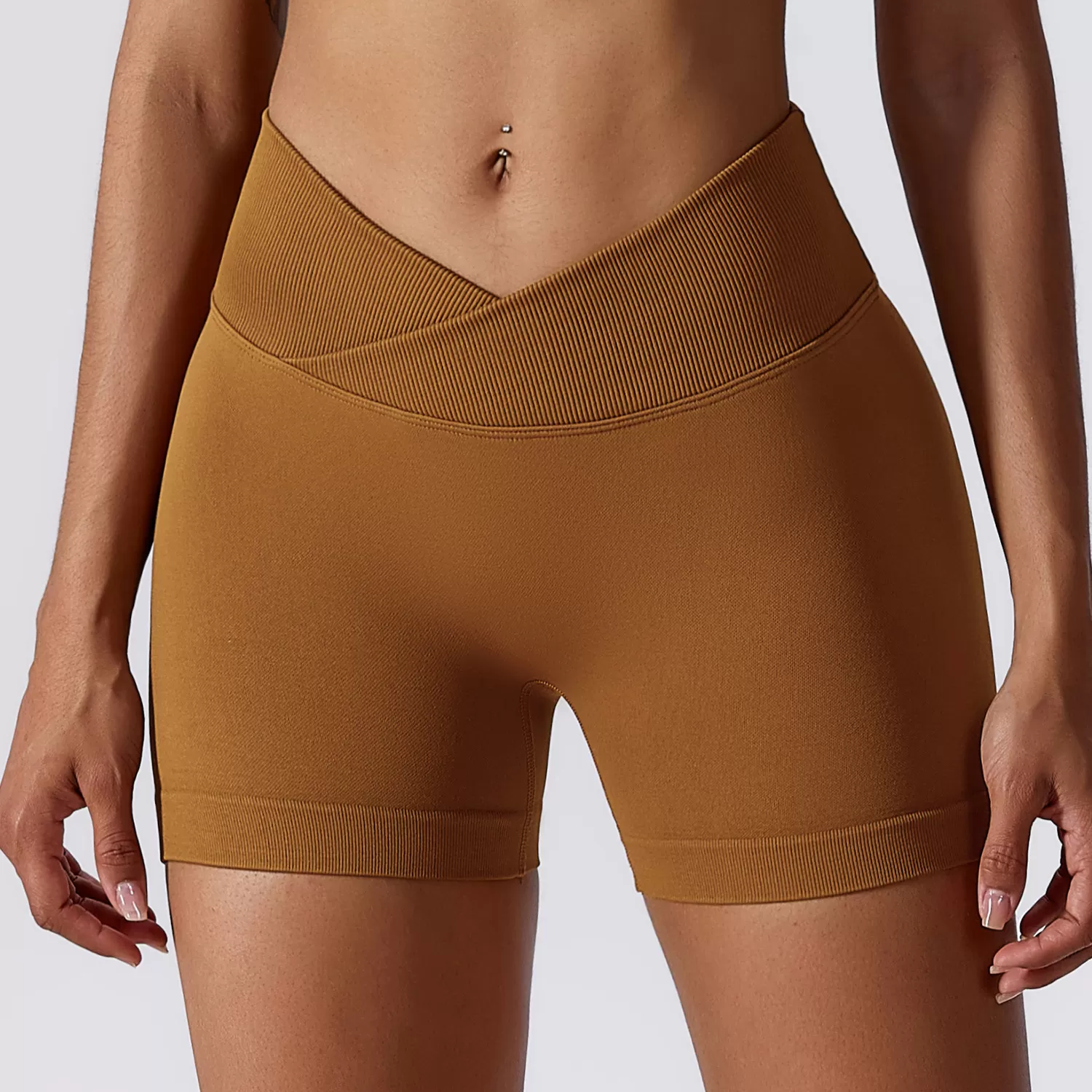 Women Yoga Shorts Running Sports Elastic FGBBDK4596