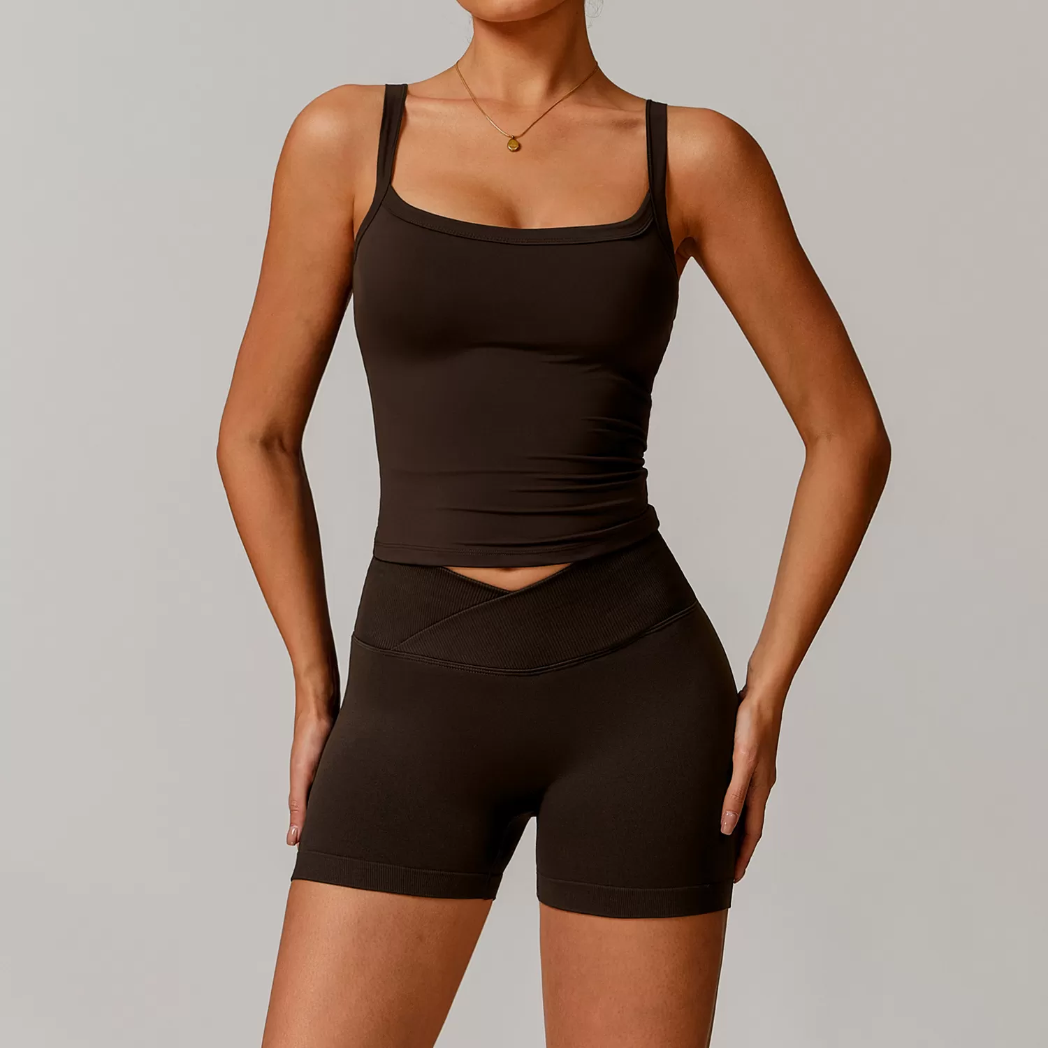 Women's Sportswear Workout Sports 4 Piece Yoga Sets FGBTZ5036