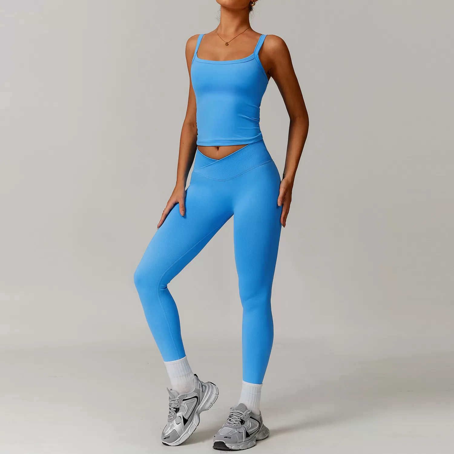 Women's Sportswear Workout Sports 4 Piece Yoga Sets FGBTZ5036