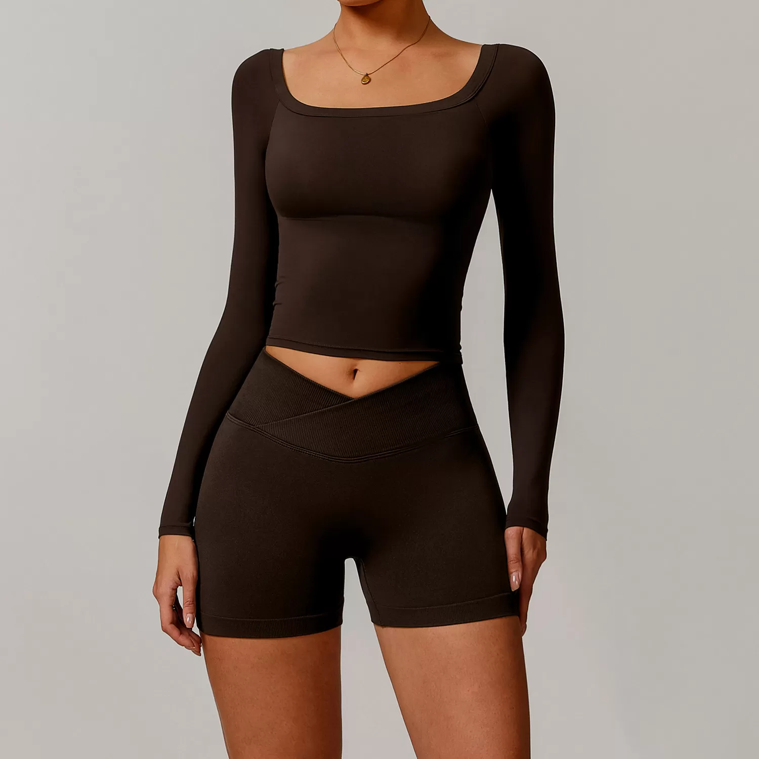 Women's Sportswear Workout Sports 4 Piece Yoga Sets FGBTZ5036