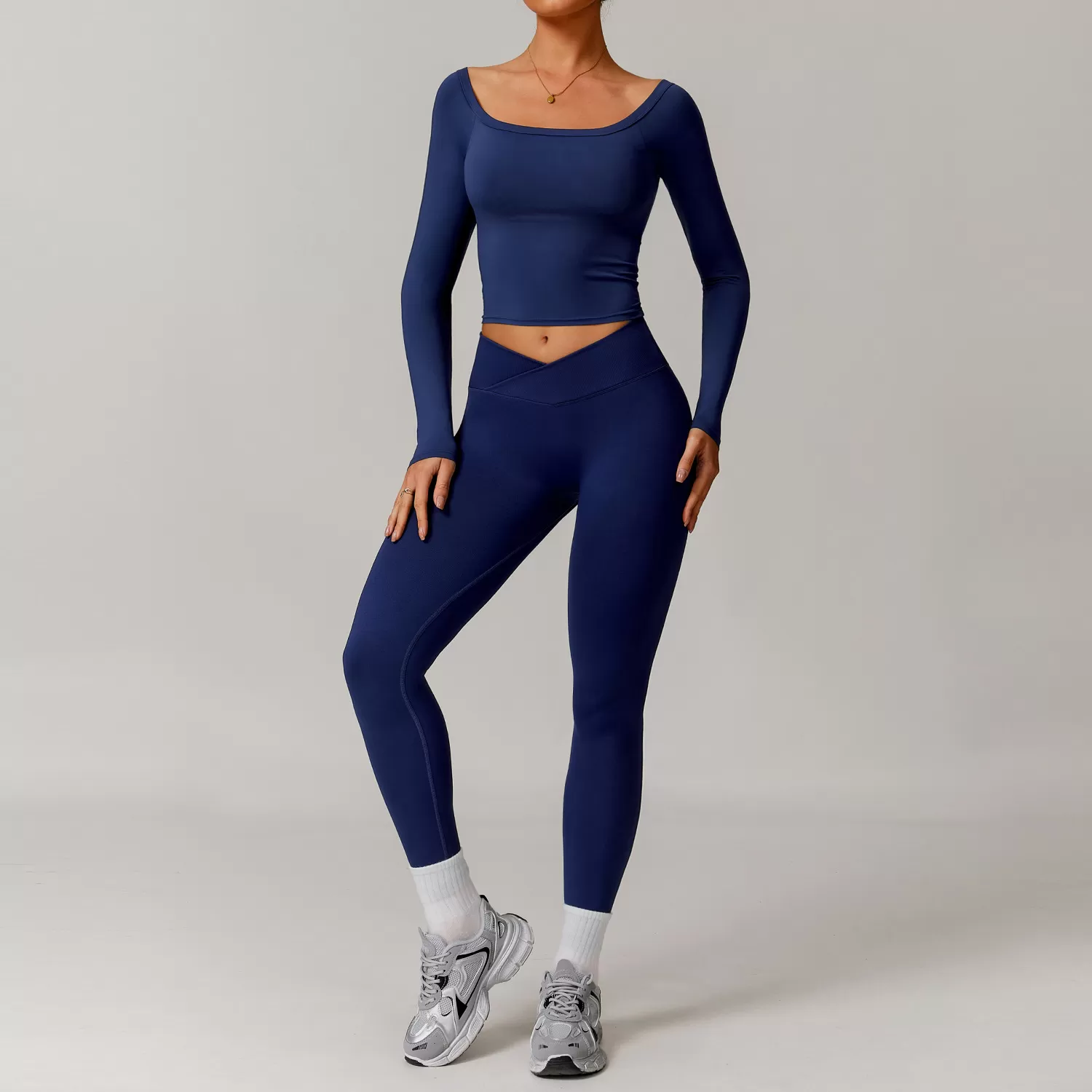Women's Sportswear Workout Sports 4 Piece Yoga Sets FGBTZ5036