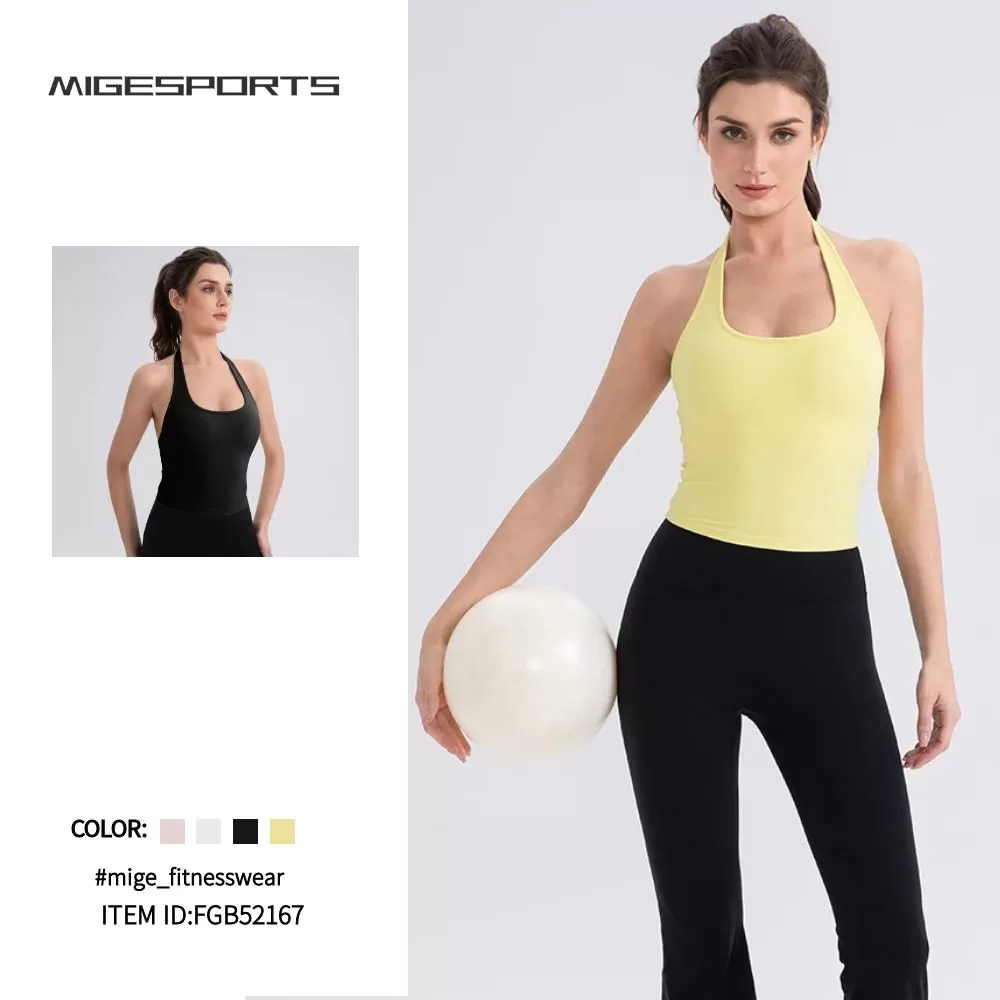 Running Training Tank Top Gym Sport Women's Yoga Vest FGB52167