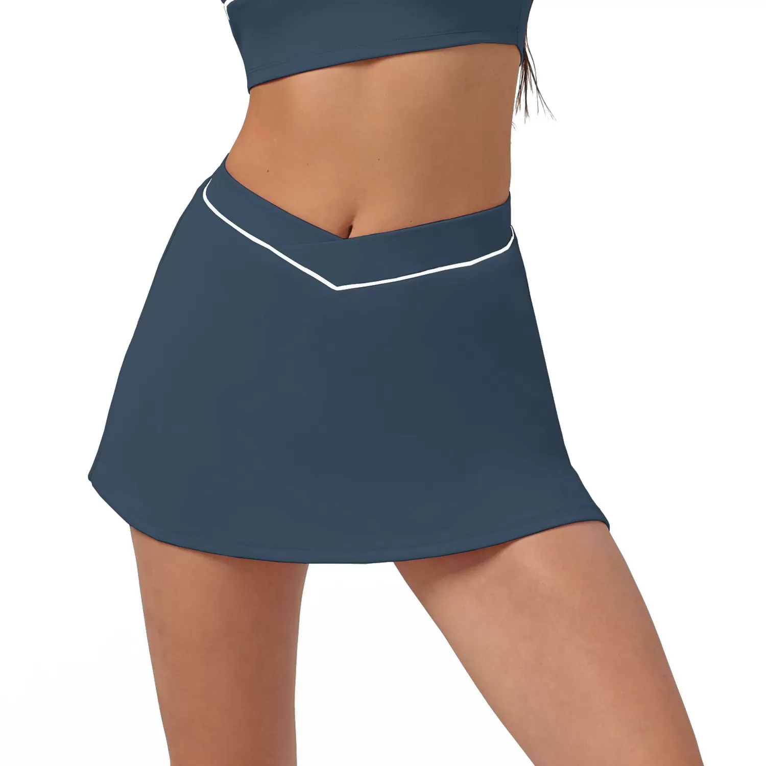 Tennis Wear Women's Solid Color Sports Skirt FGB2513