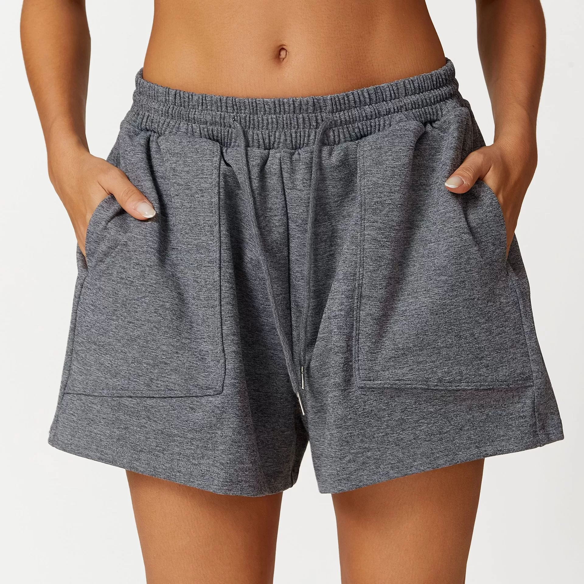 Women's Workout 4 Piece Short Sleeve Shorts Singlet Yoga Wear Sets FGBPT2398