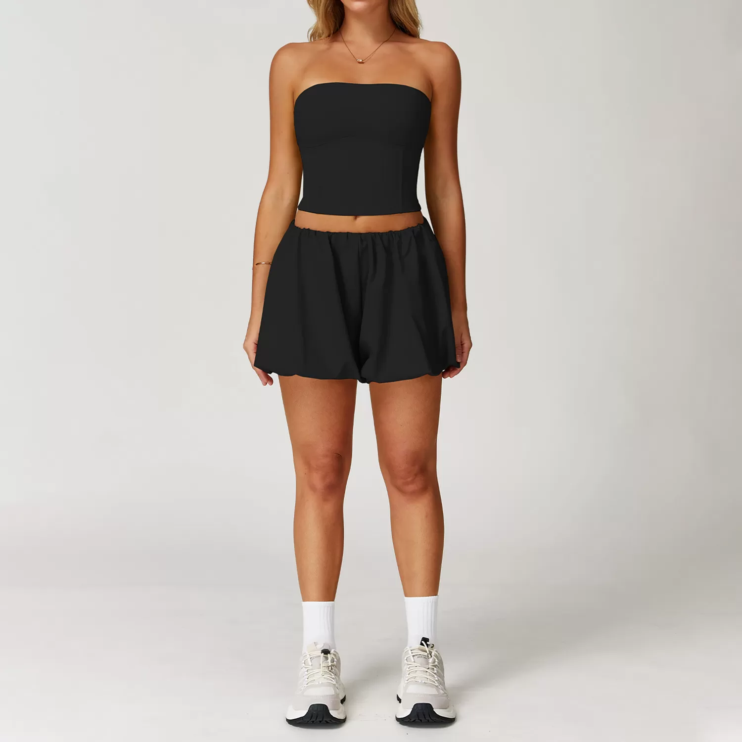 Women's Sport Wear Casual Jacket Three-Piece Tennis Skirt Set  FGBTZ2000
