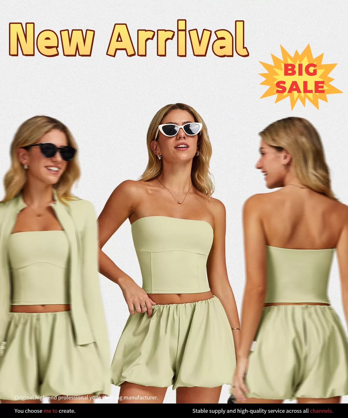 NEW ARRIVAL | FGBTZ2000 3-Piece Tennis & Yoga Outfit