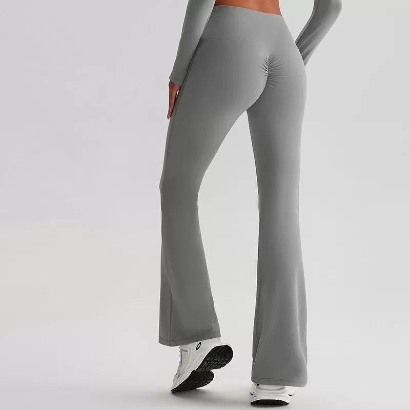 Women's Butt Lifting Wide Leg Yoga Flare Leggings FGB8008