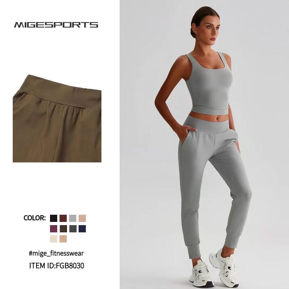 New Arrival Jogging Training Sport Pants With Pockets FGB8030