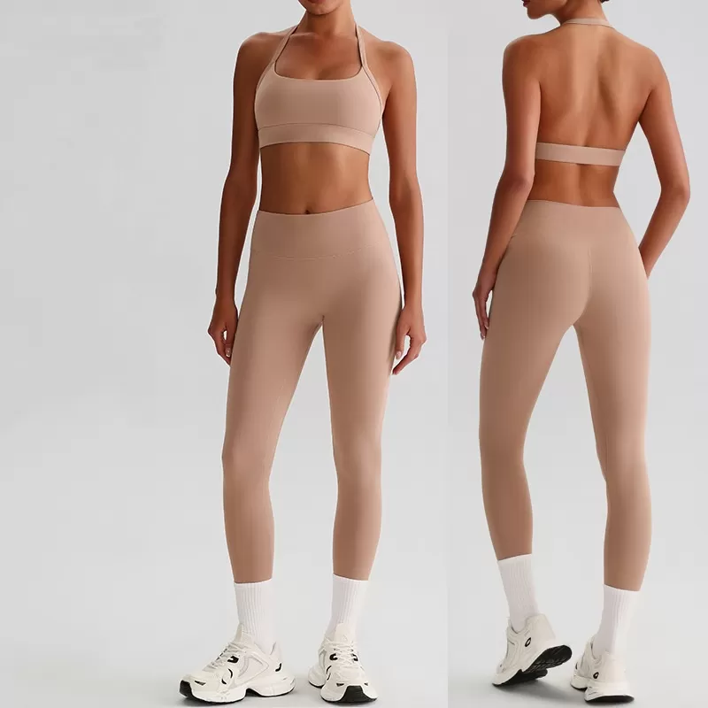 Women's Compression Fitness Legging and Bra Sports Yoga 2 Pieces Sets FGBTZ0120
